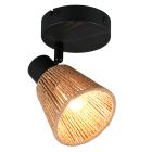 Papieren wandspot bruin, Sjirk