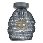 Gaas plafondlamp Lida, Vintage zwart