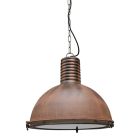 Roestige hanglamp Descon, Industrieel