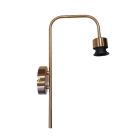 Moderne wandlamp zonder kap goud, Miel