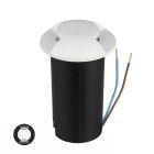 Witte grondspot Marcus (2 stralen), kunststof, IP67, 1W, 3000K