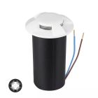 Witte grondspot Marcus (4 stralen), kunststof, IP67, 1W, 3000K