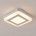 Haley plafondlamp met lichtgevende rand, 8W, 6400K