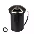 Zilveren grondspot Marcus (1 straal), RVS, IP67