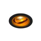 Moderne inbouwspot goud, Bredal