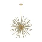 Design hanglamp Milos, goud, glas