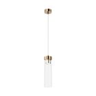 Design hanglamp Maxwell, goud, glas