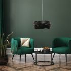 Moderne hanglamp zwart, Tanno