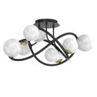 Moderne plafondlamp wit, Moritz