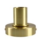 Aluminium tafellamp zonder kap goud, Rika, met schakelaar