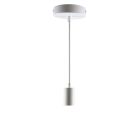 Aluminium hanglamp zonder kap wit, Rika