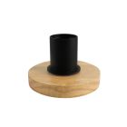 Houten tafellamp zonder kap, Rika