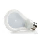 Platte E27 LED lamp 9W, warm wit