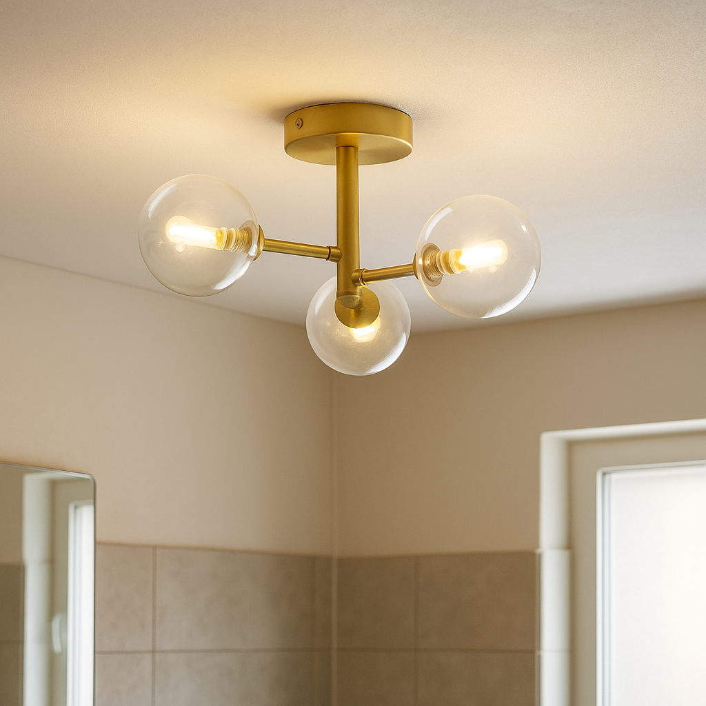 Oosterse plafondlamp | Filigrain | Vintage koper | Gaatjeslamp | 25 cm