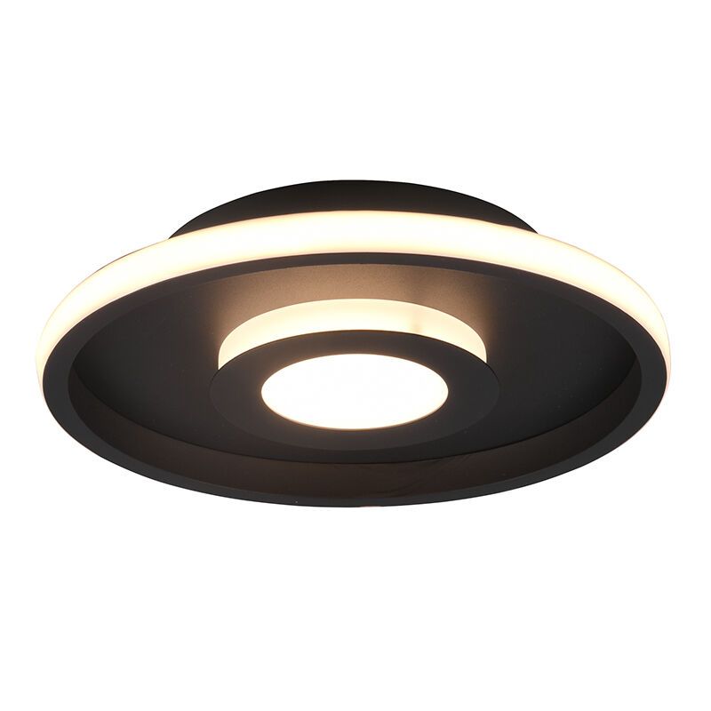 LED Plafondlamp 24W - Dimbaar & RGB Ronde Grijze Lamp