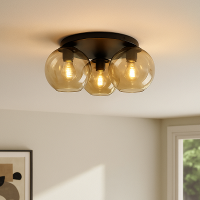 Design plafondlamp amber, Emerson
