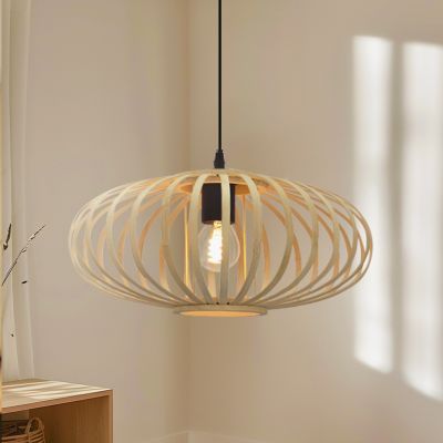 Bamboe hanglamp bruin, Lieve