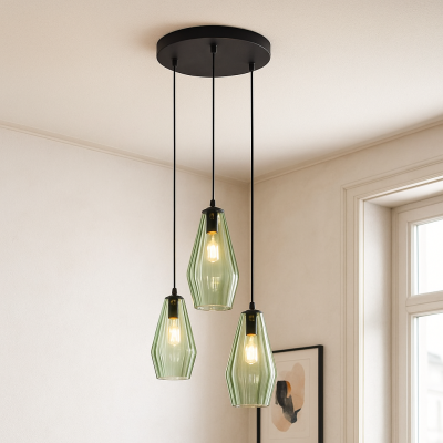 Moderne hanglamp groen, Aimee