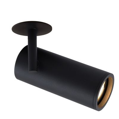 Moderne inbouwspot zwart, Nadi