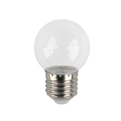 Warm witte transparante LED lamp - 1 Watt