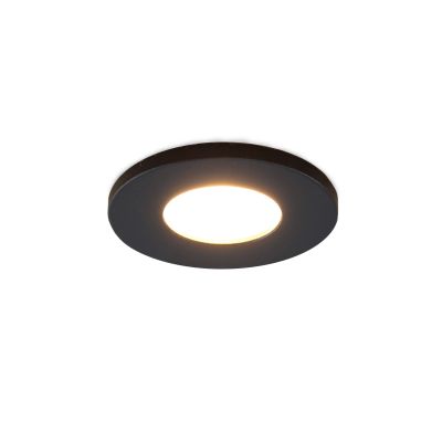 Zwarte Verandaverlichting Dico, IP65, dimbaar