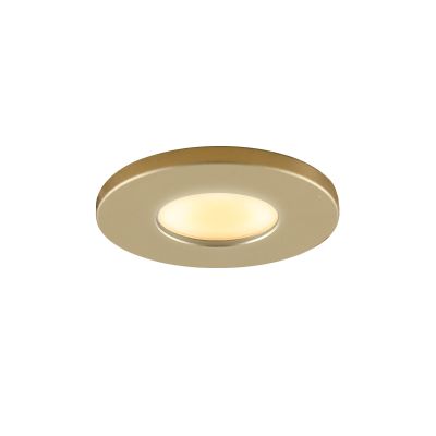 Messing verandaverlichting Dico, IP65, dimbaar