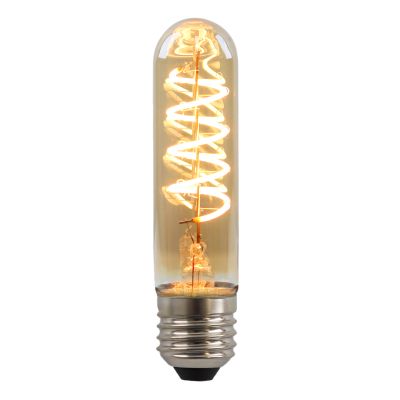 Dimbare Olucia E27 LED buislamp Damien, amber, 4W, 2200K