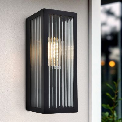 Moderne buitenlamp zwart, Senne, IP44