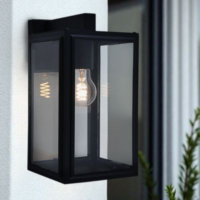 Moderne buitenlamp zwart, Sidney, IP44