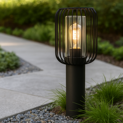 Moderne buitenlamp zwart, Enya, IP44