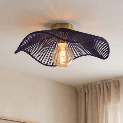 Landelijke plafondlamp messing, Annelot