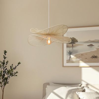 Papieren hanglamp beige, Rosalie