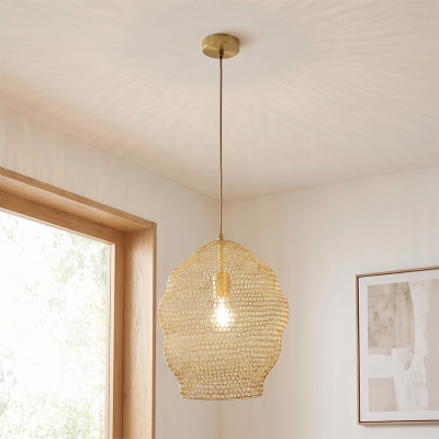 Design hanglamp goud, Sep