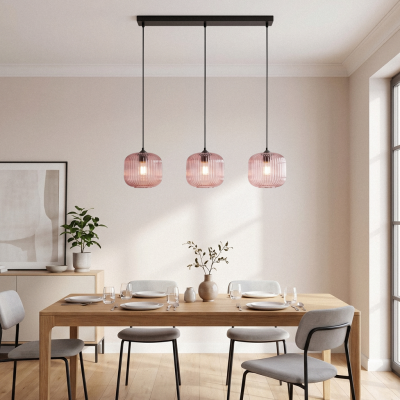 Design hanglamp roze, Charlois