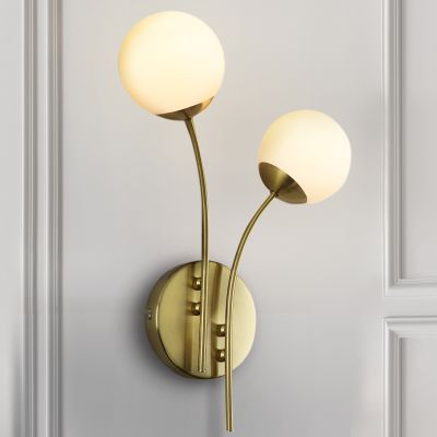 Design wandlamp messing, Stacy