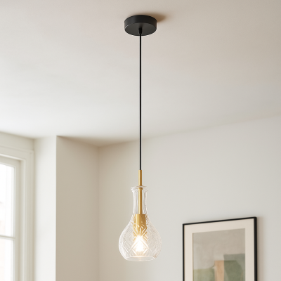 Design hanglamp transparant, Danny