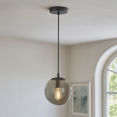 Design hanglamp zwart, Dolf