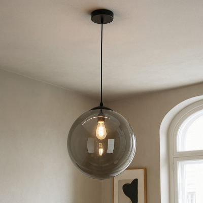 Design hanglamp zwart, Dolf