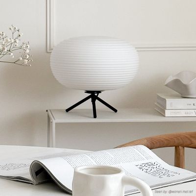 Moderne tafellamp wit, Davide, met schakelaar