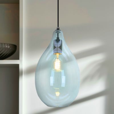 Design hanglamp blauw, Cees