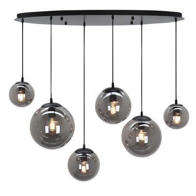 Design hanglamp grijs, Dolf