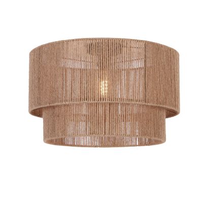 Landelijke plafondlamp bruin, Selena