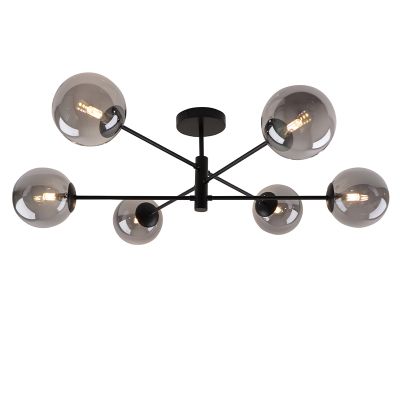 Design plafondlamp grijs, Remo