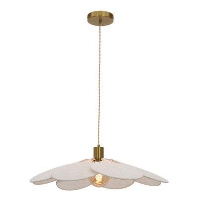 Landelijke hanglamp beige, Nena