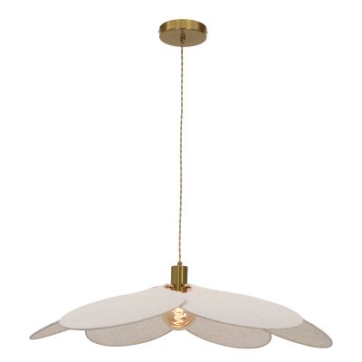 Landelijke hanglamp beige, Nena