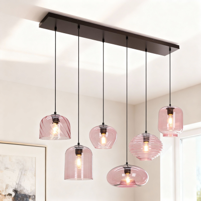 Moderne hanglamp roze, Caia