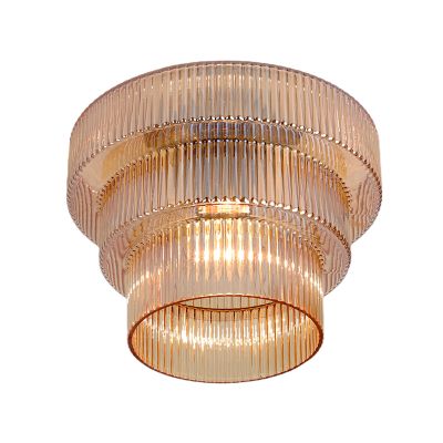 Retro plafondlamp amber, Paris