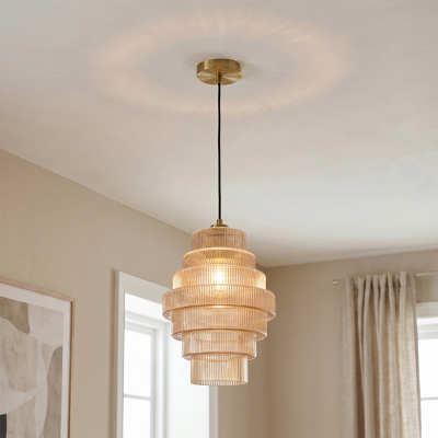 Retro hanglamp amber, Paris