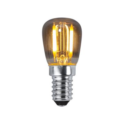 Rookglas schakelbord lampje, E14, extra sfeervol licht, 1w