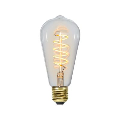 3 staps dimbare filament E27 ST64 Edison, 4w warm wit (2100k)